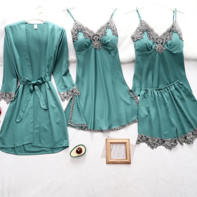 Green Blue Set - B / XL