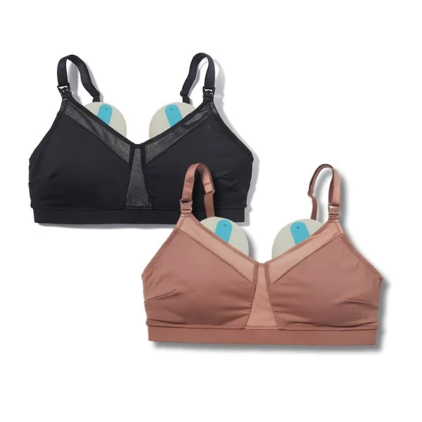 DAILY Bra 2-Pack (Nutmeg + Black)