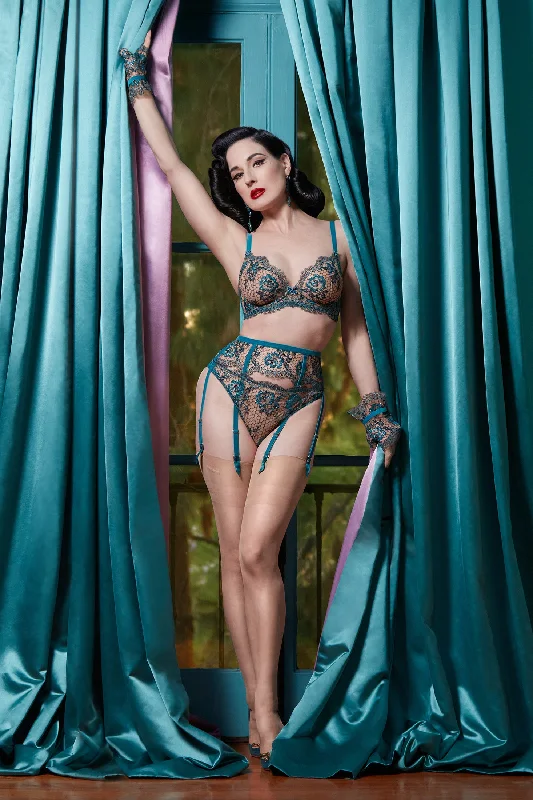 Dita Von Teese Evelina Lurex Suspender