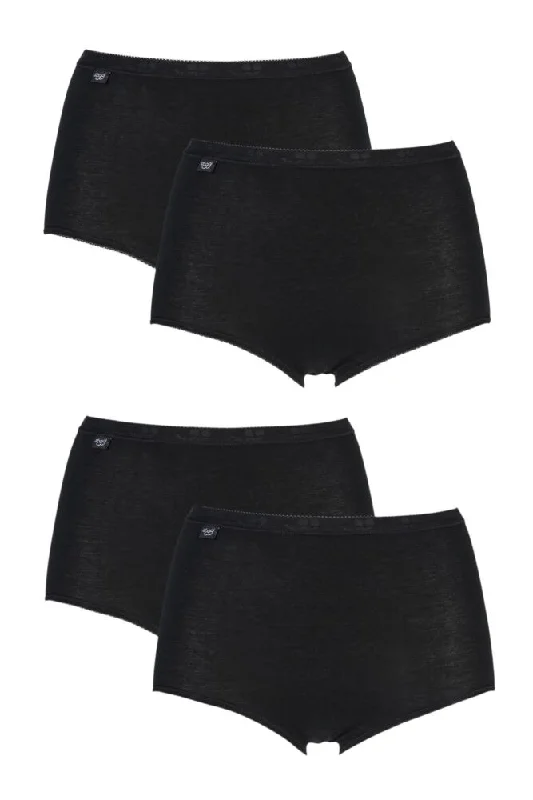 Ladies 4 Pair Sloggi Basic Maxi Briefs