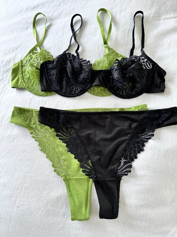 Luxe Leaf Thong Duo