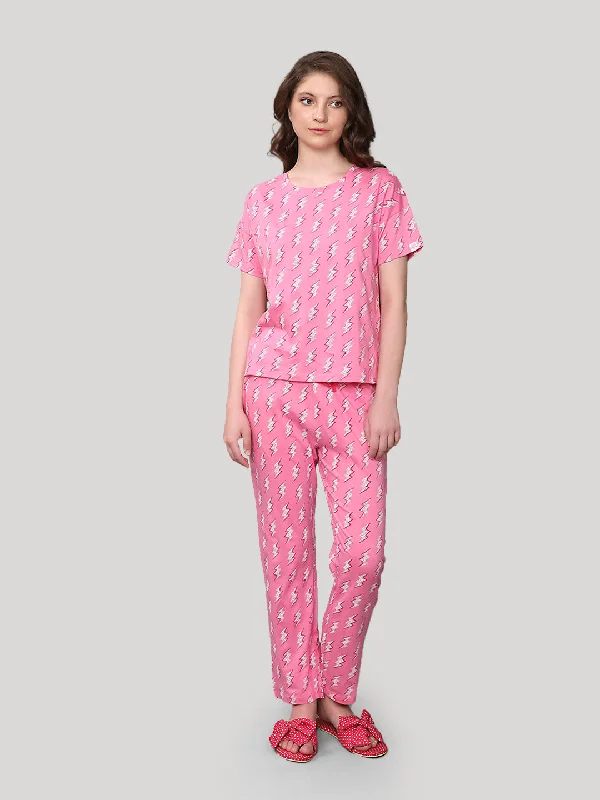 Pajama set Pink 100 % cotton