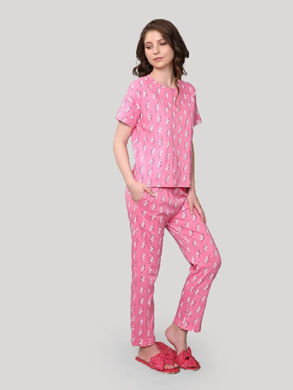 Pajama set Pink 100 % cotton