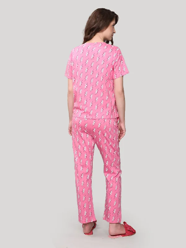 Pajama set Pink 100 % cotton