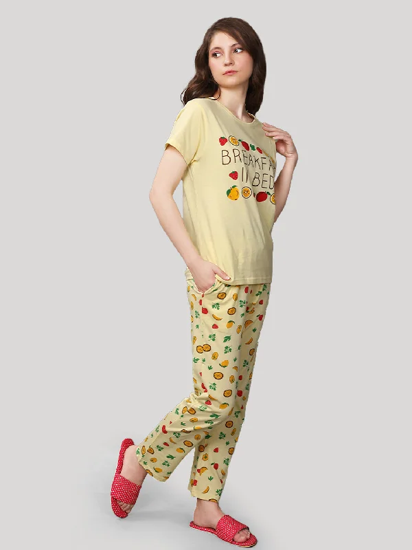 Pajama set Yello 100 % cotton