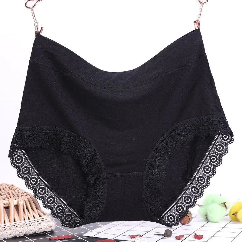 Women Lace High Waist Breathable Belly Holding panties