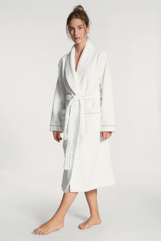 Cosy Shower Bathrobe Weiss