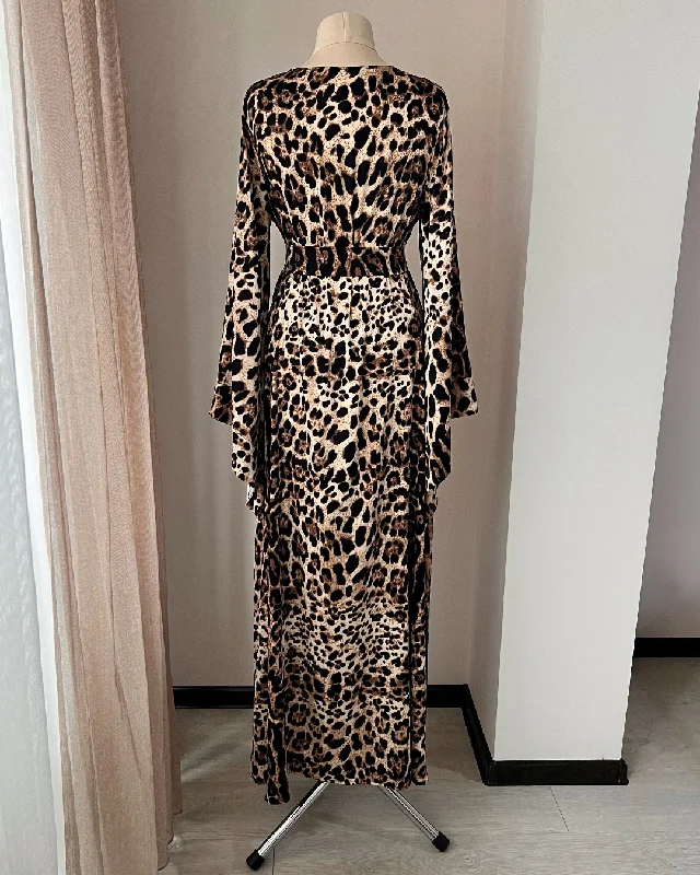 Leopard Kimono Robe - Stylish and Cozy for Any Occasion