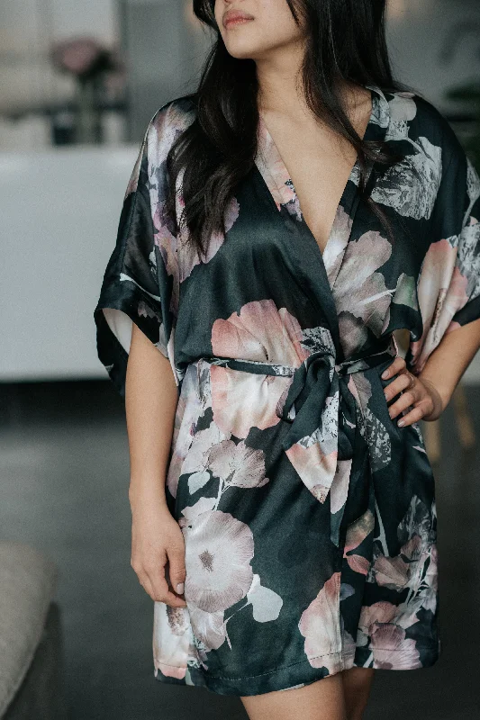 Mana Mahina Short Kimono Robe