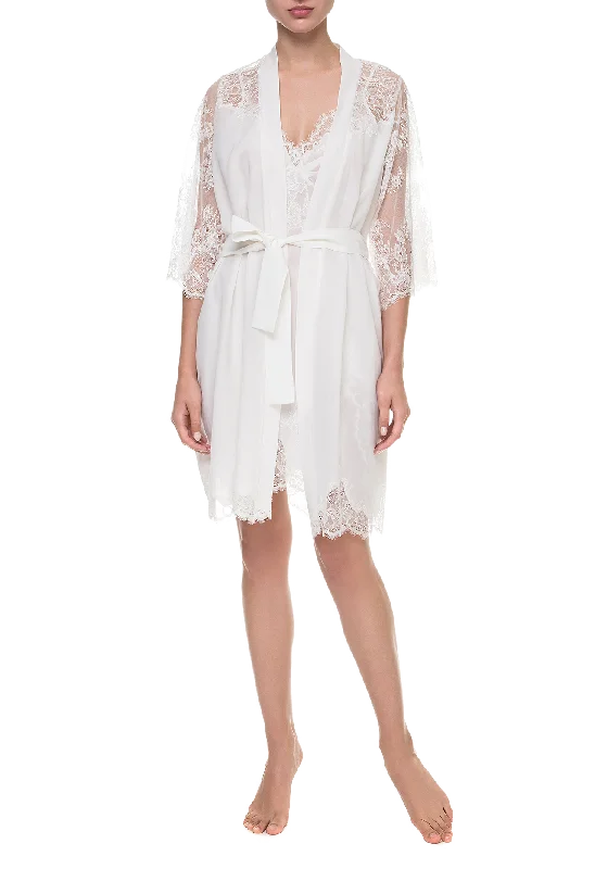 Eliza marquisette short robe