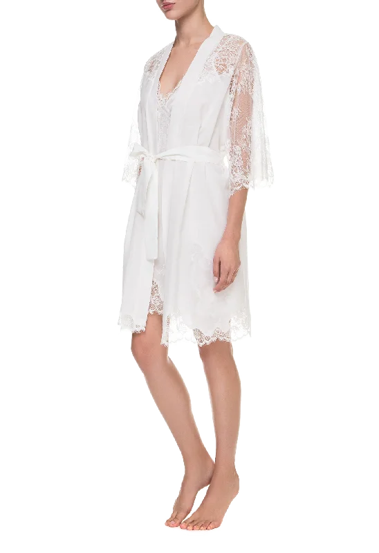 Eliza marquisette short robe