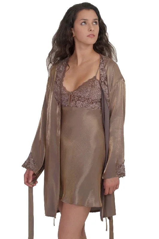 Women's Iridescent Short Robe #335C/X