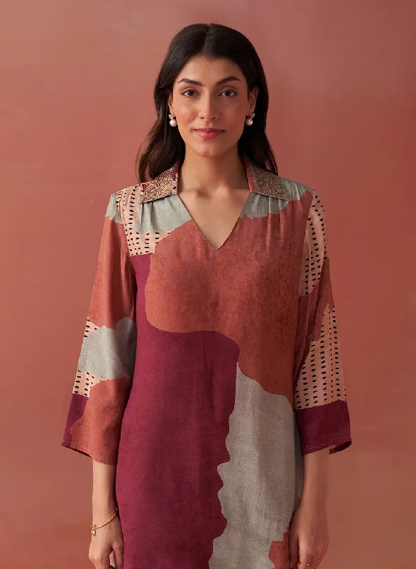 Asiya Tan Printed Kurti