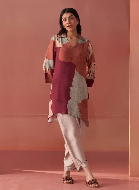 Asiya Tan Printed Kurti