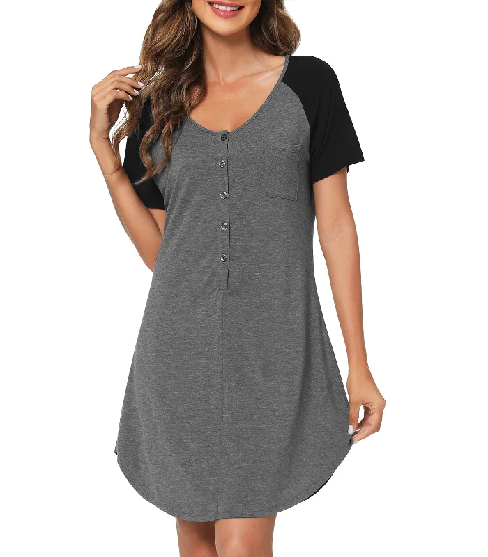 Dark Heather Grey/Black / L / 95% Viscose from Bamboo, 5% Spandex