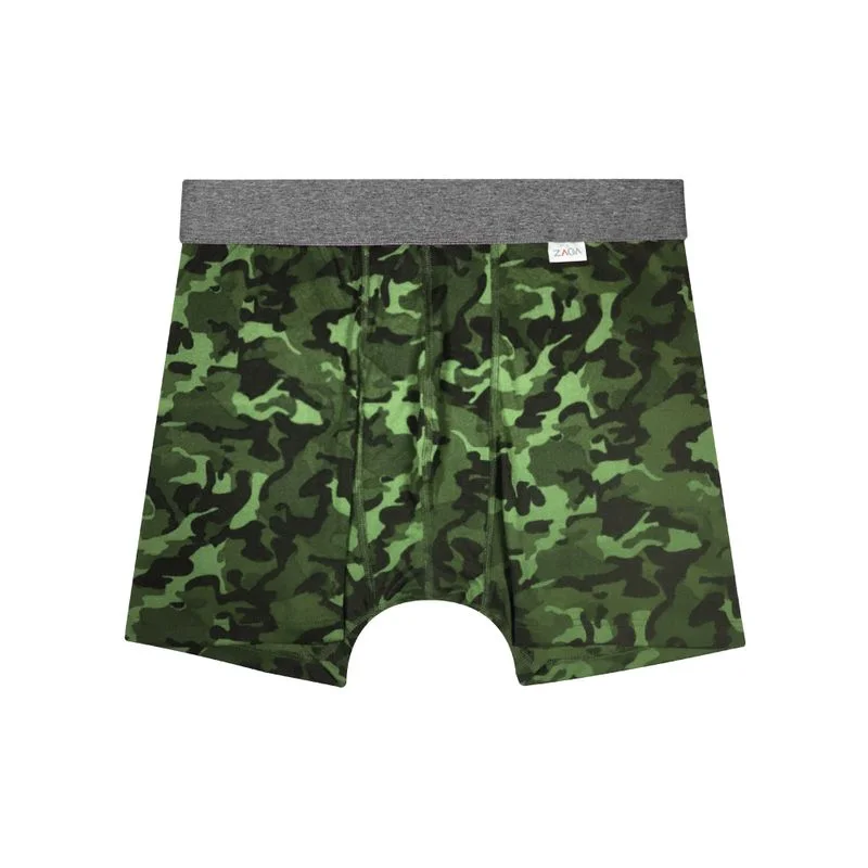 Boxer Largo Rombos Verde 6 Pack