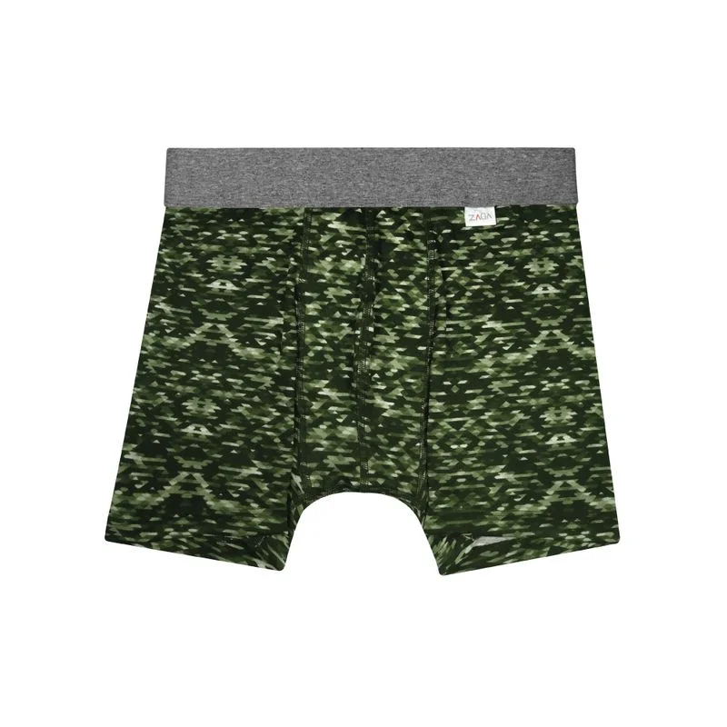 Boxer Largo Rombos Verde 6 Pack