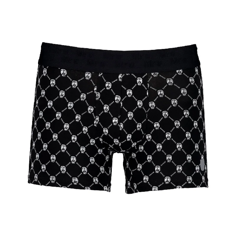 MR.U ROCKER BOXER-BRIEF NEGRO CALAVERITAS