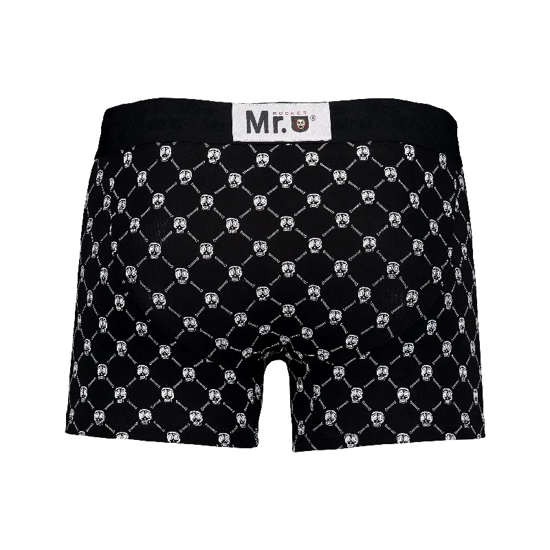 MR.U ROCKER BOXER-BRIEF NEGRO CALAVERITAS