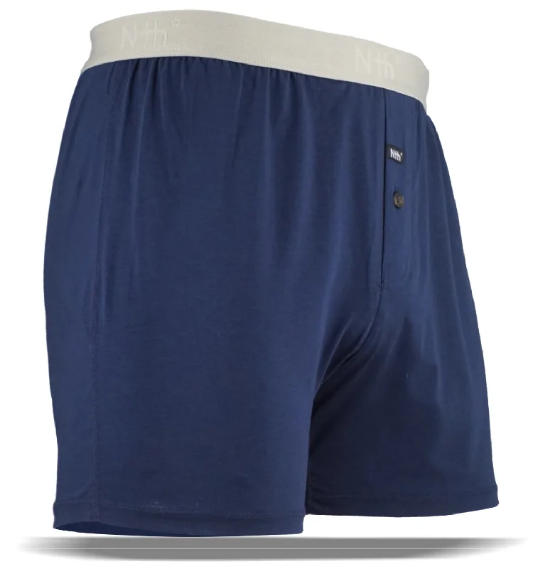 Dress Blue Boxer - Pima Cotton