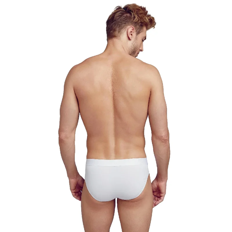 Jockey 24/7 Microfibre Air Brief 2 Pack - White