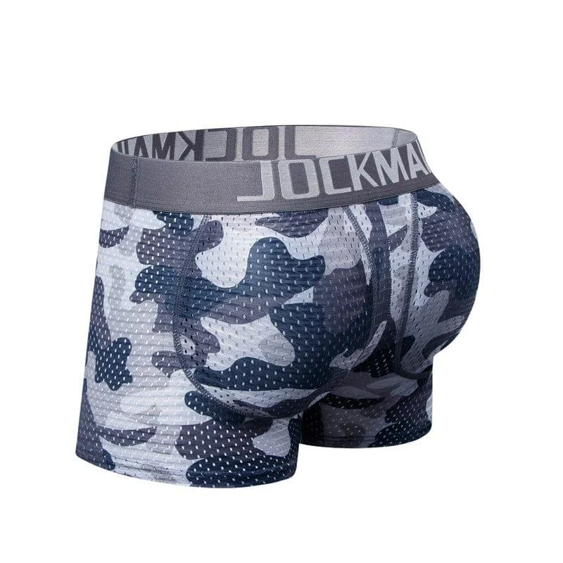 JOCKMAIL | Camo Mesh Boxer with Removable Pads