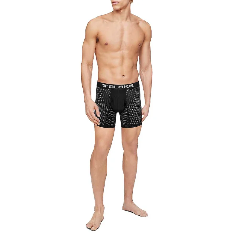 Men’s Black Mesh Boxer Briefs - T Bloke