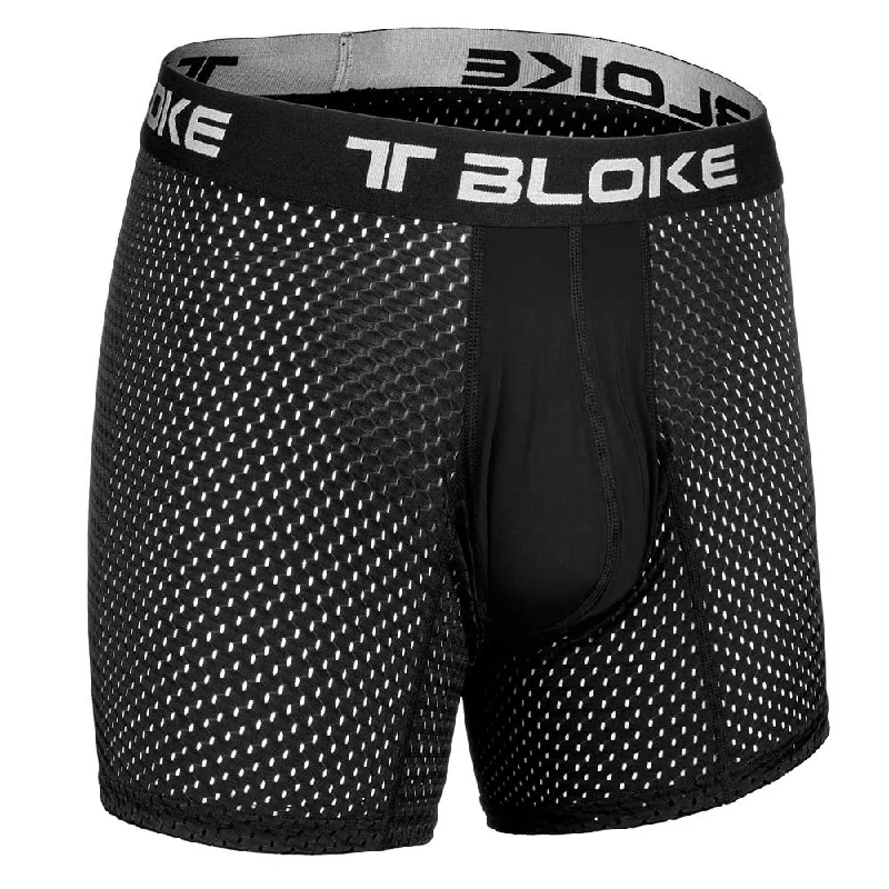 Men’s Black Mesh Boxer Briefs - T Bloke