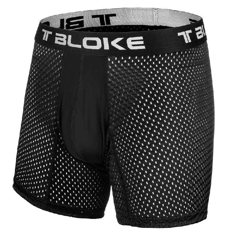 Men’s Black Mesh Boxer Briefs - T Bloke