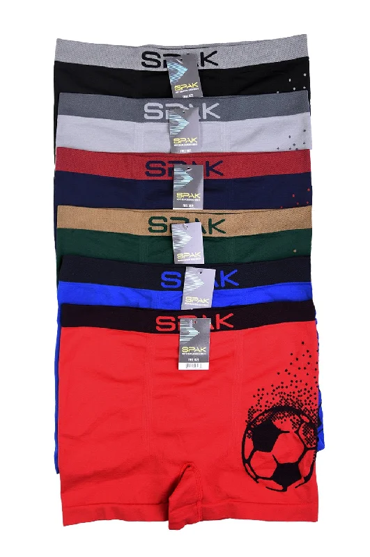 Men's Essentials Spak PACK OF 6 Seamless Trunks (MSP015_6PK)