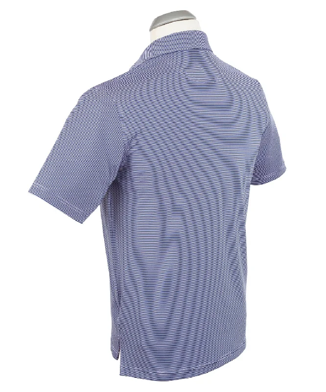 Performance Mini Feed Stripe Short Sleeve Polo Shirt