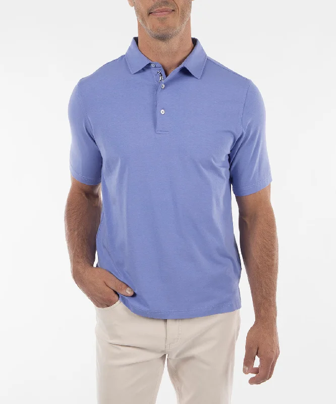 Signature Liquid Cotton Short-Sleeve Polo