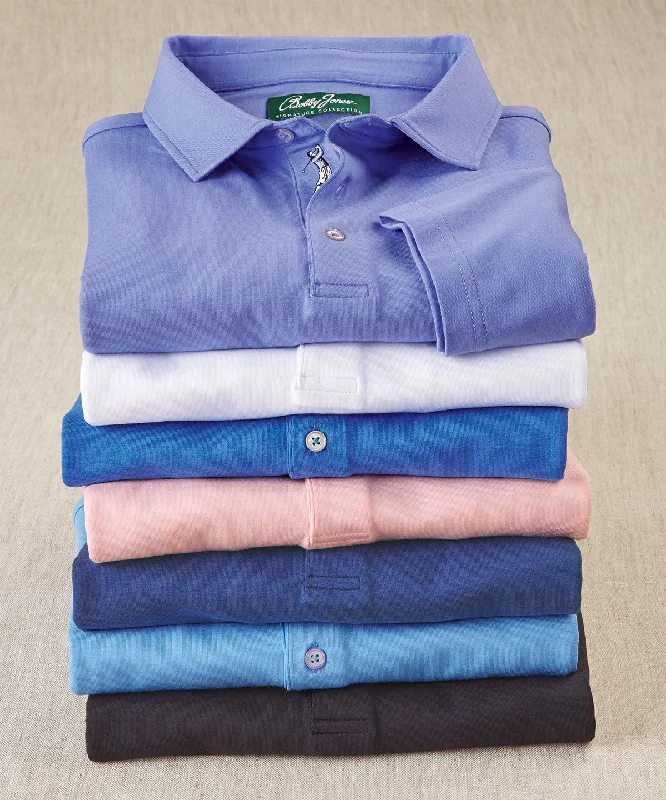 Signature Liquid Cotton Short-Sleeve Polo