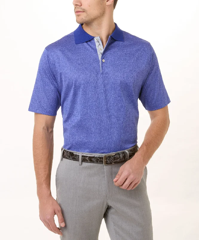 Heritage Italian Cotton Jacquard Polo Shirt