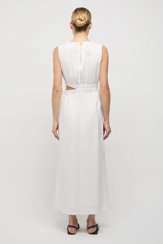 Camile Linen Cut-out Dress