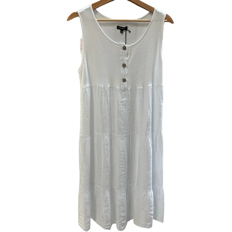 CC LINEN &  COTTON JERSEY TANK DRESS