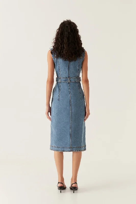 Darcie Denim Midi Dress