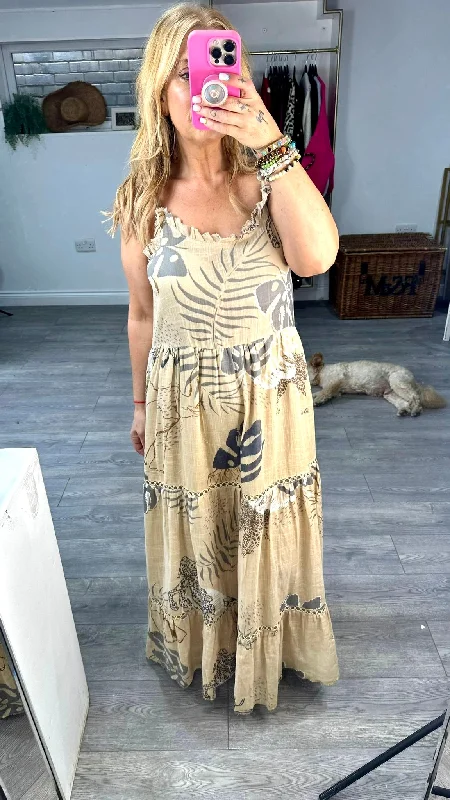 Safari strap dress