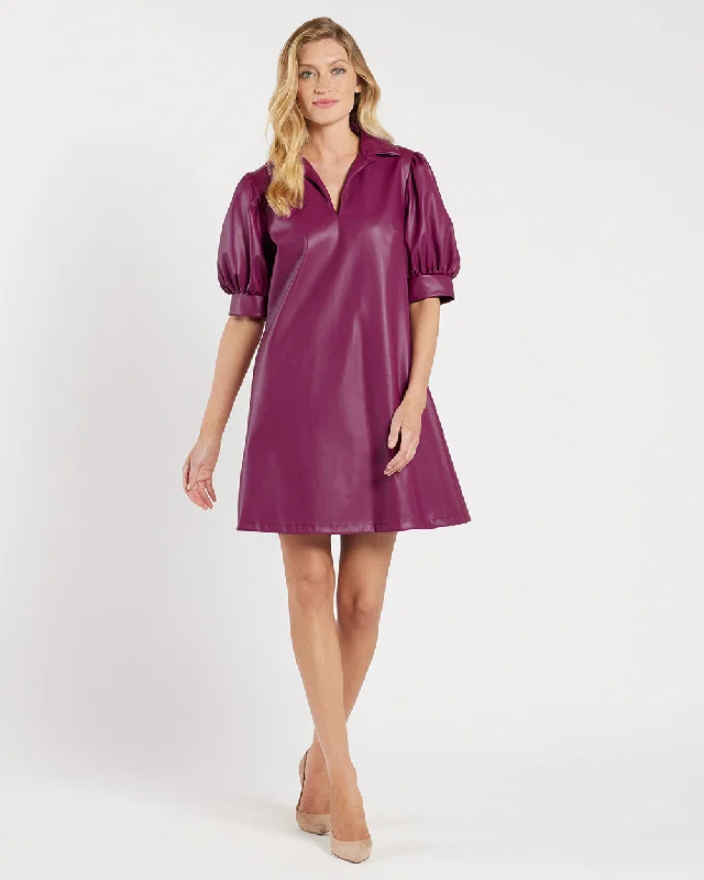 Emerson Dress - Faux Leather