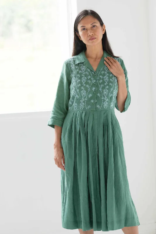 Gianna dress Evergreen