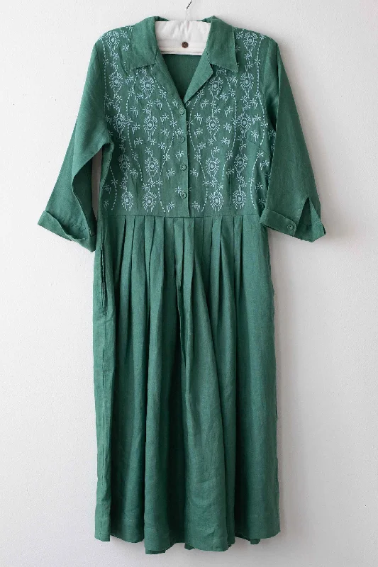 Gianna dress Evergreen