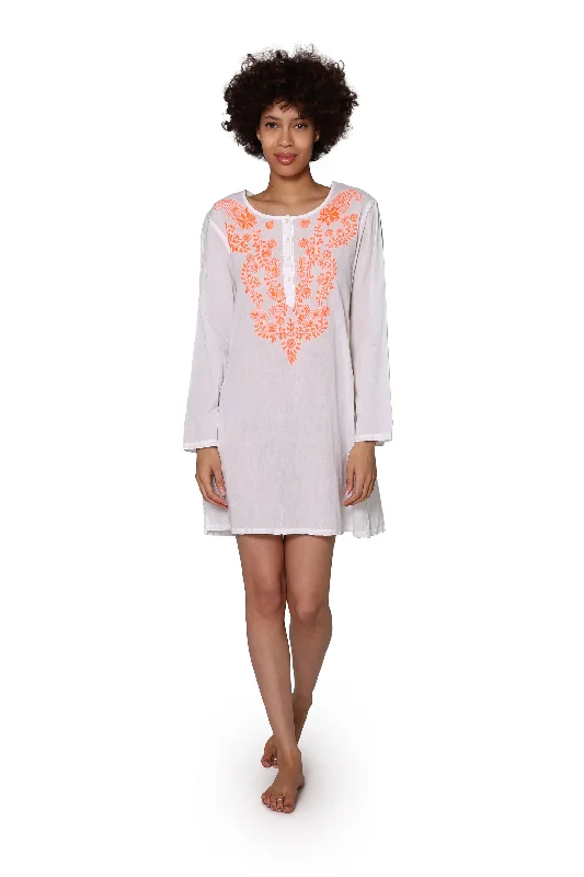 La Cera Embroidered Cover Up