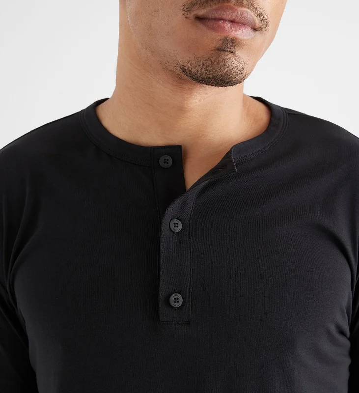 Men's Lightweight Long Sleeve Henley