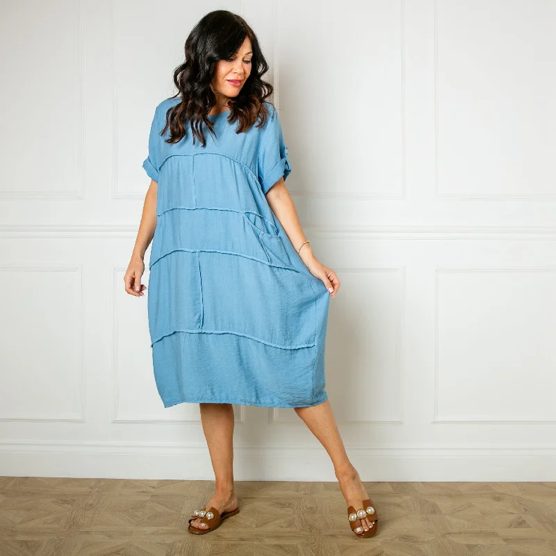 Panel T-Shirt Dress