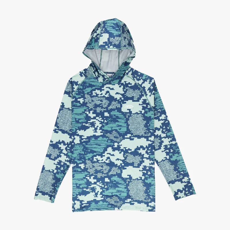 Teal Digi Camo / S