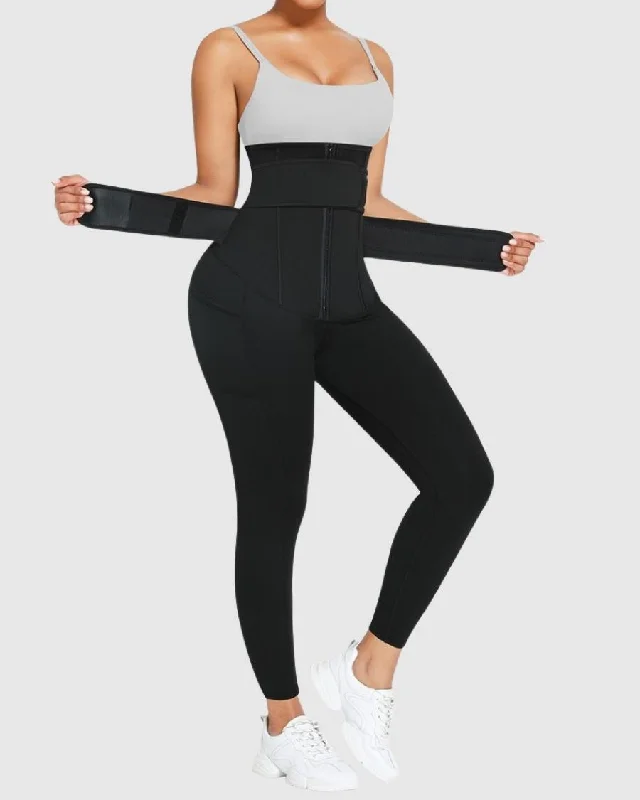 Sauna Double Band Compressing Leggings