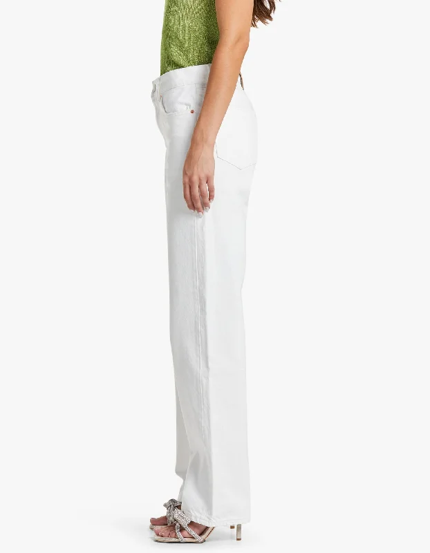 Ez Mid Rise Relaxed Straight Jean - Vintage White