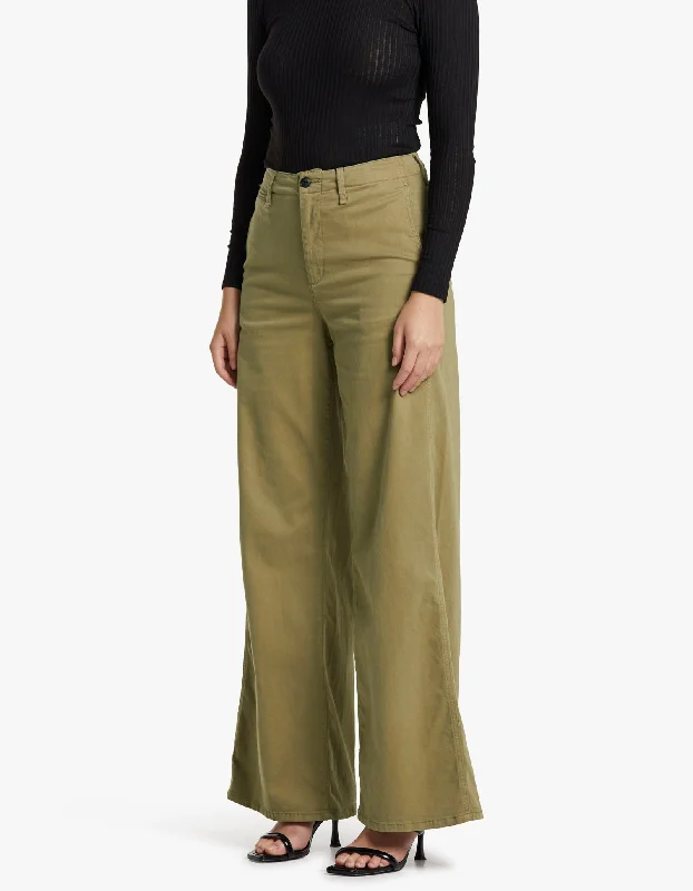 Sofie Wide Leg Chino - Khaki