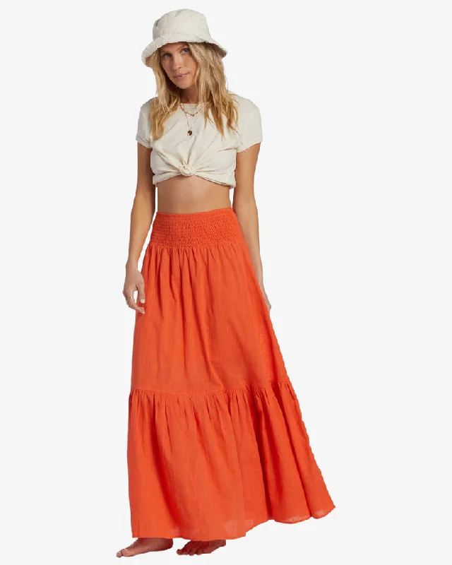 Billabong In The Palms Skirt-Coral Craze