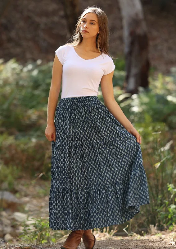 Maxi Skirt Periwinkle